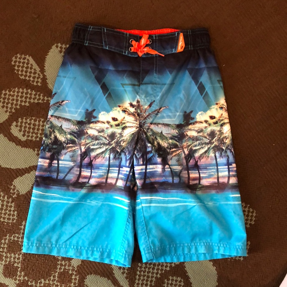 EUC Palm Swim Trunks